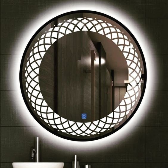 Onymee Round Led Wall Mirror, For Decoration, Home, Hotel, Mall