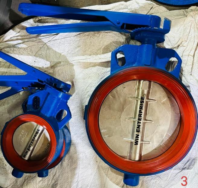 Double Acting Coated Carbon Steel Butterfly Valve, for Pipe Fitting, Size : 25 to 600 mm