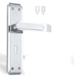 Silver Zmh-2003 Zinc Door Handle Lock, Style : Modern