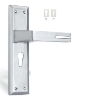 Silver ZMH-2004 Zinc Door Handle Lock, Style : Modern