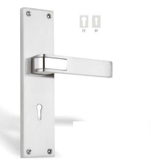 Silver ZMH-2007 Zinc Door Handle Lock, Style : Modern