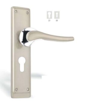 Light Golden ZMH-2008 Zinc Door Handle Lock, Style : Modern