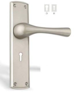 Light Golden ZMH-2009 Zinc Door Handle Lock, Style : Modern
