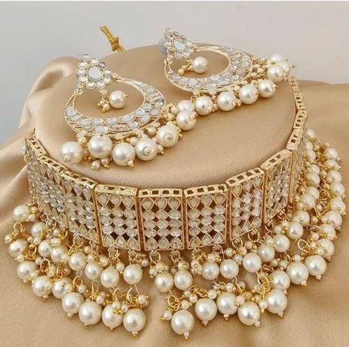 Kundan Choker Necklace Set