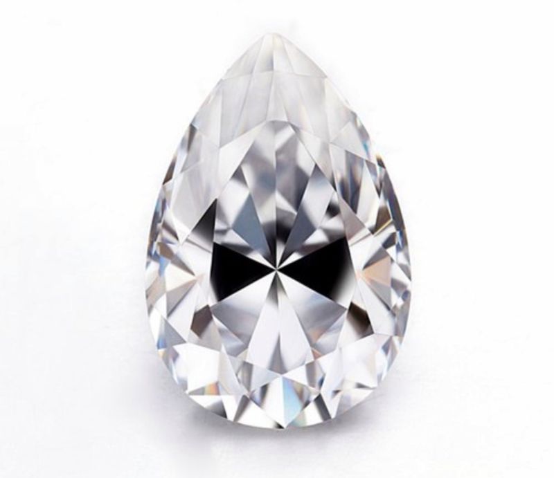 Pear Cut Moissanite Diamond