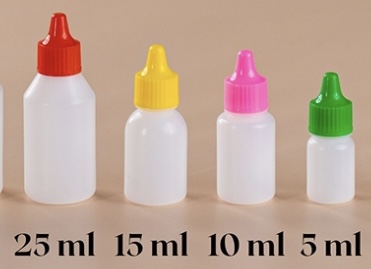 Round Hdpe Dropper Bottles, Color : Transparent