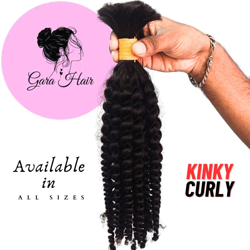 Kinky Curly Bulk Hair