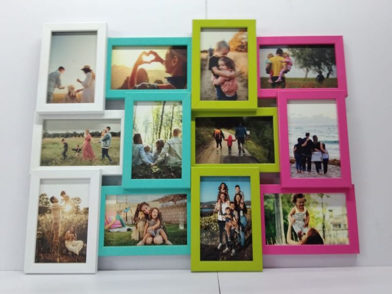 Polished Wood collage frames, Frame Shape : Rectangular