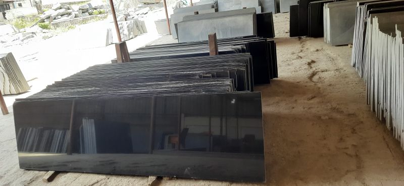 Polished Premium Black Granite, For Countertop, Flooring, Hardscaping, Hotel Slab, Restaurant Slab