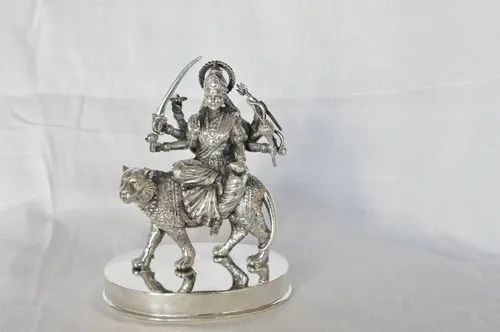 Silver Durga Statue