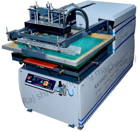 flat bed screen printing machine