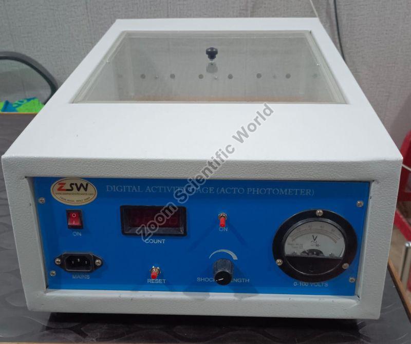 White 50 Hz Electric Digital Actophotometer, Feature : High Accuracy, Light Weight