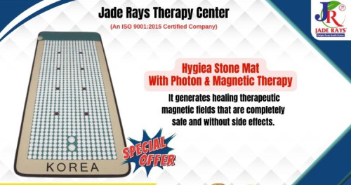 Hygiea White Stone Therapy Heating Mat, for Body Relaxation Product, Personal