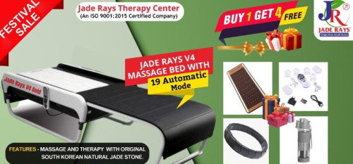 Jade Rays V4 Gold Massage Bed