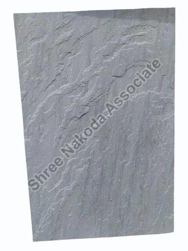 Unpolished 20mm Sandstone Flooring Slab, Color : Grey