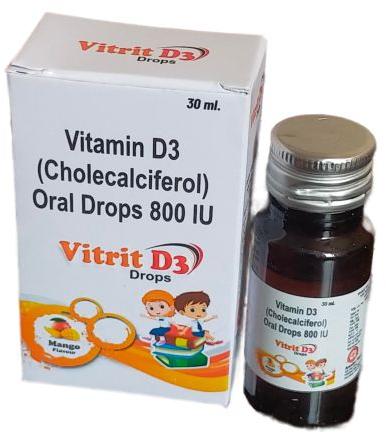 Vitrit D3 -Cholecalciferol Drops 800 IU