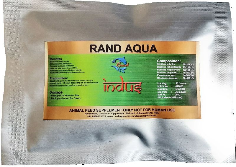 Randaqua Brown Powder 50 Grams Indus, For Fish Ponds