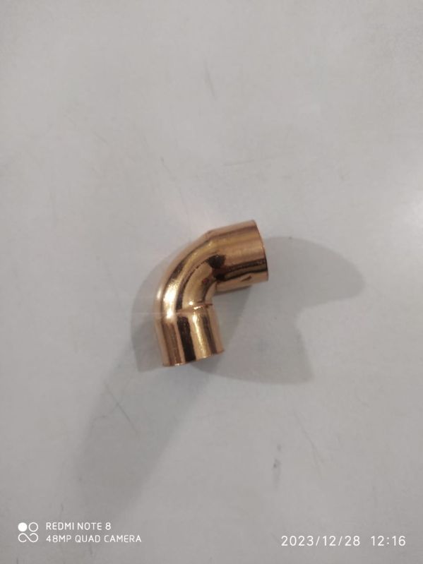 Polished Copper Elbow, for Hydraulic Pipe, Feature : Corrosion Proof, Excellent Quality, Fine Finishing