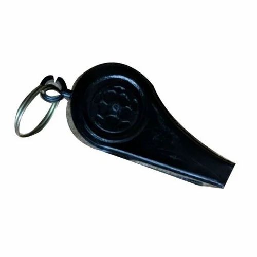 KNR Plastic Black Security Guard Whistle