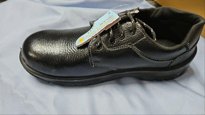 Black Security Guard Shoes, Gender : Men