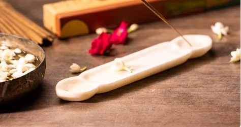Marble abha incense holder, Feature : Stain Resistance, Washable