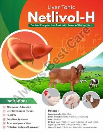 Netlivol-H Poultry Liver Tonic, Packaging Type : Bottle