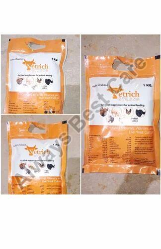 Netrich Strong Veterinary Chelated Mineral Mixture, Packaging Size : 25 kg