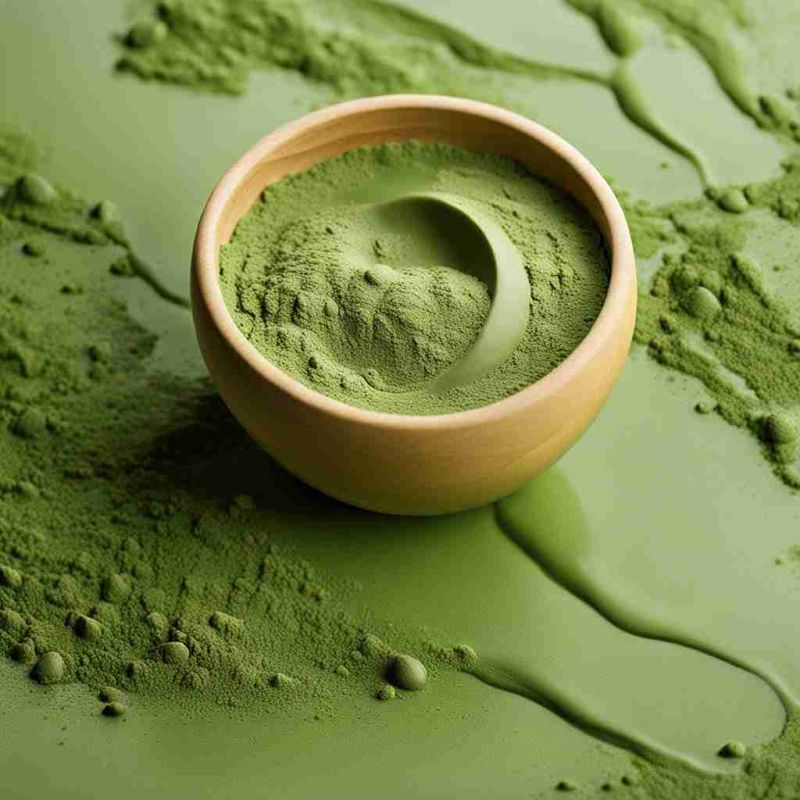 Powdered Brazilian Green Clay, for Cosmetic Products