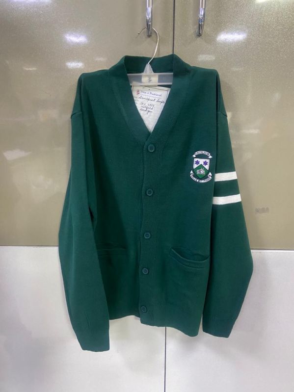 Wool Printed Ladies Polyester Sweater, For School Uniform, Packaging Type : Plastic Bag