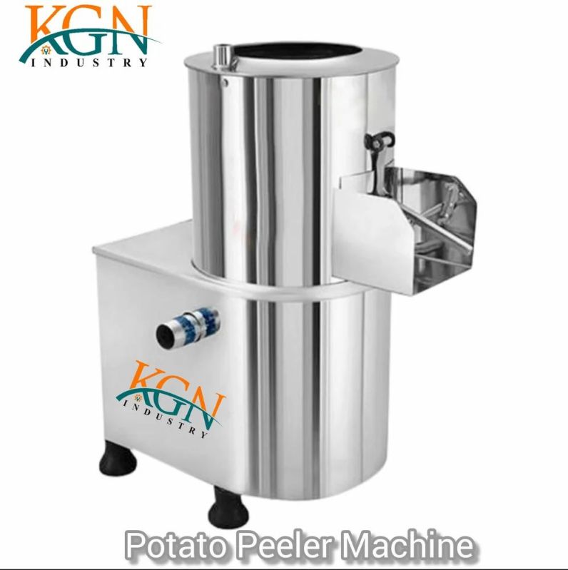 Sliver 220v Stainless Steel Potato Peeler Machine, For Automatic, Capacity : 10 Kg/hr