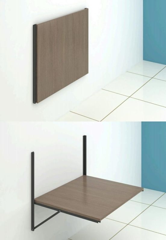 900mm Folding Dining Table Bracket, Color : Black