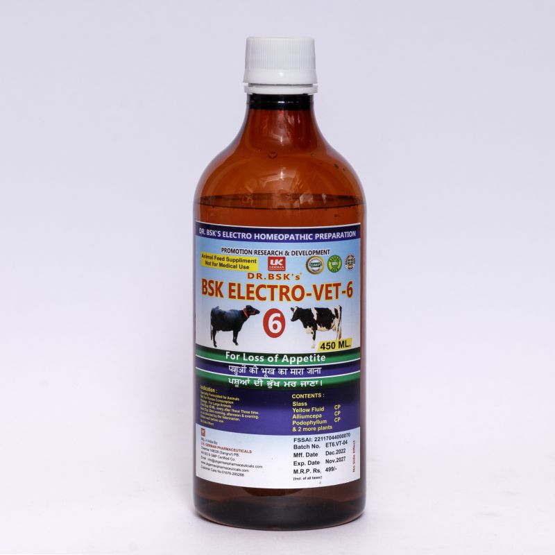 Dr. Bsk Electro VET-6 Syrup