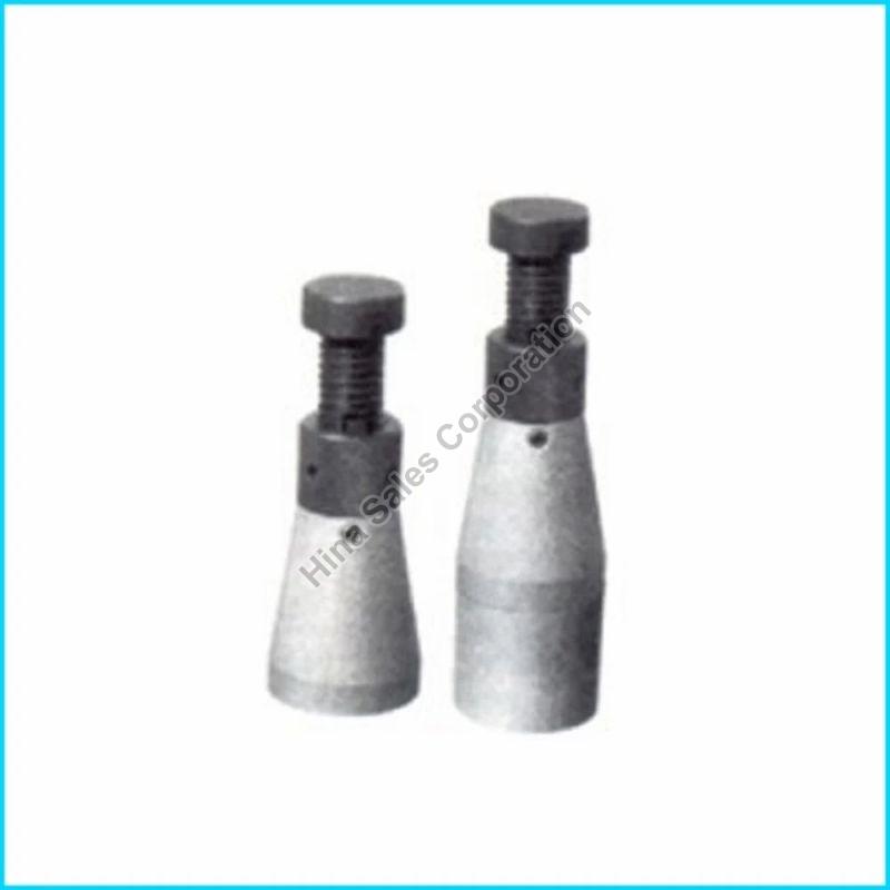 Silver Manual Mild Steel Leveling Jacks, for Industrial, Feature : High Strength, Longer Working Life