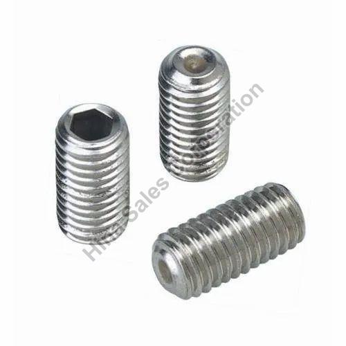 Stainless Steel Grub Screw, Color : Silver