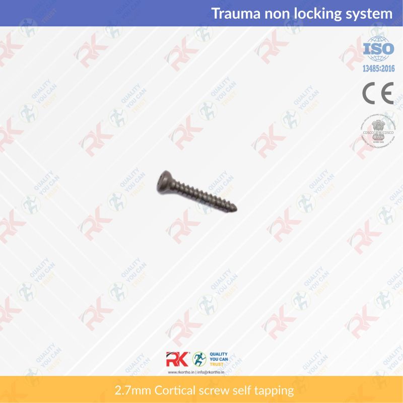 2.7mm Cortical screw self tapping