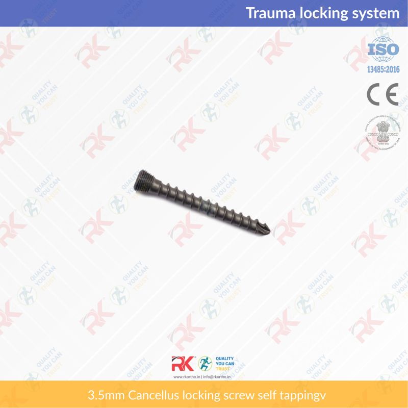 3.5mm Cancellous locking screw self tapping