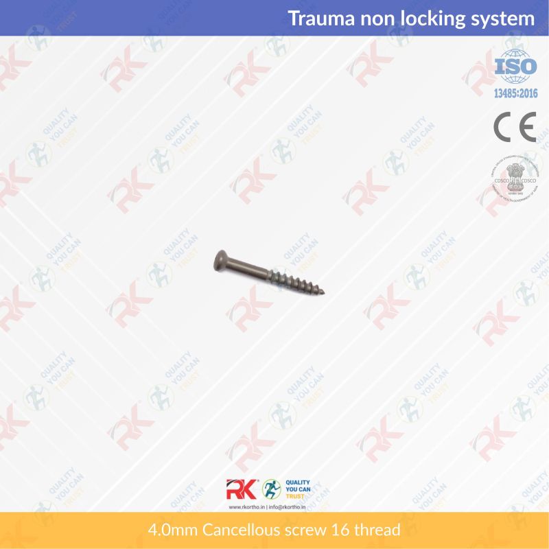 4.0mm Cancellous screw 16 thread