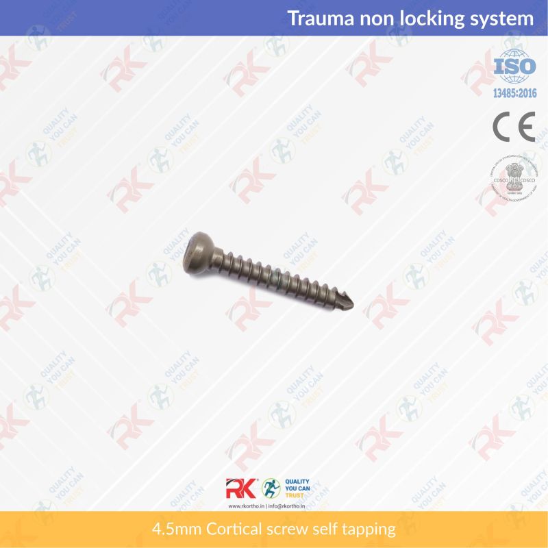 4.5mm Cortical screw self tapping