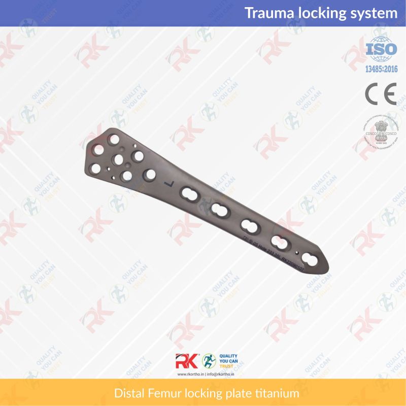 RK Titanium Distal femur locking plat
