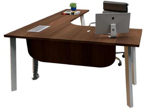 Polished Wood Nero Office Workstation, Certification : ISO9001:2008