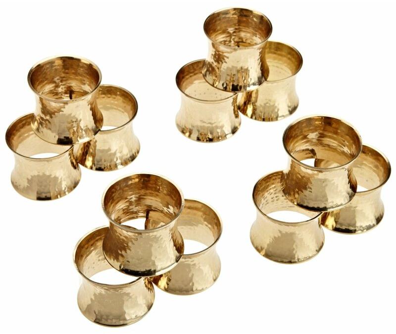 Brass Napkin Rings, Size : 2430 mm