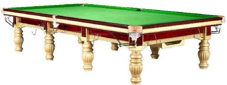 Jbs Square Solid Wood Gold Series Snooker Table, For Restaurant, Hotel, Home, Size : 12x6 Feet