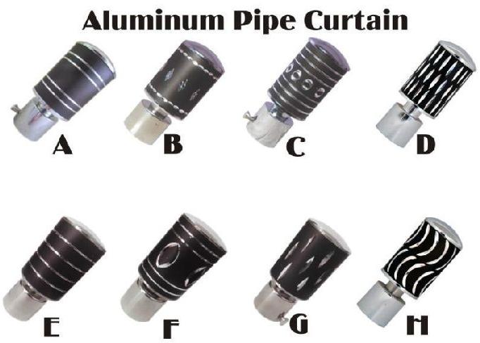 Aluminium Pipe Curtain Finials
