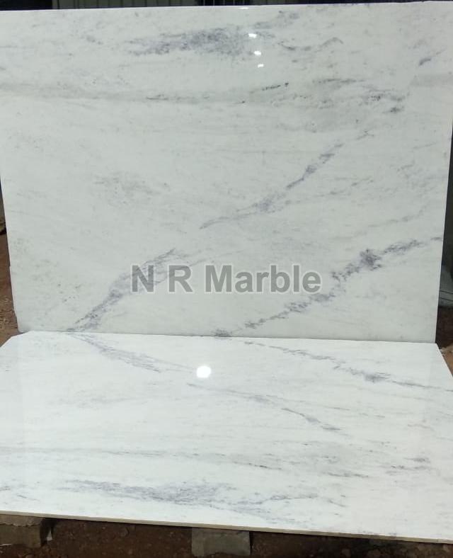 Polished Wonder White Marble, Feature : Crack Resistance, Good Looking, Water Proof