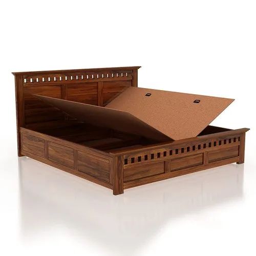 Modern Wooden Storage Bed