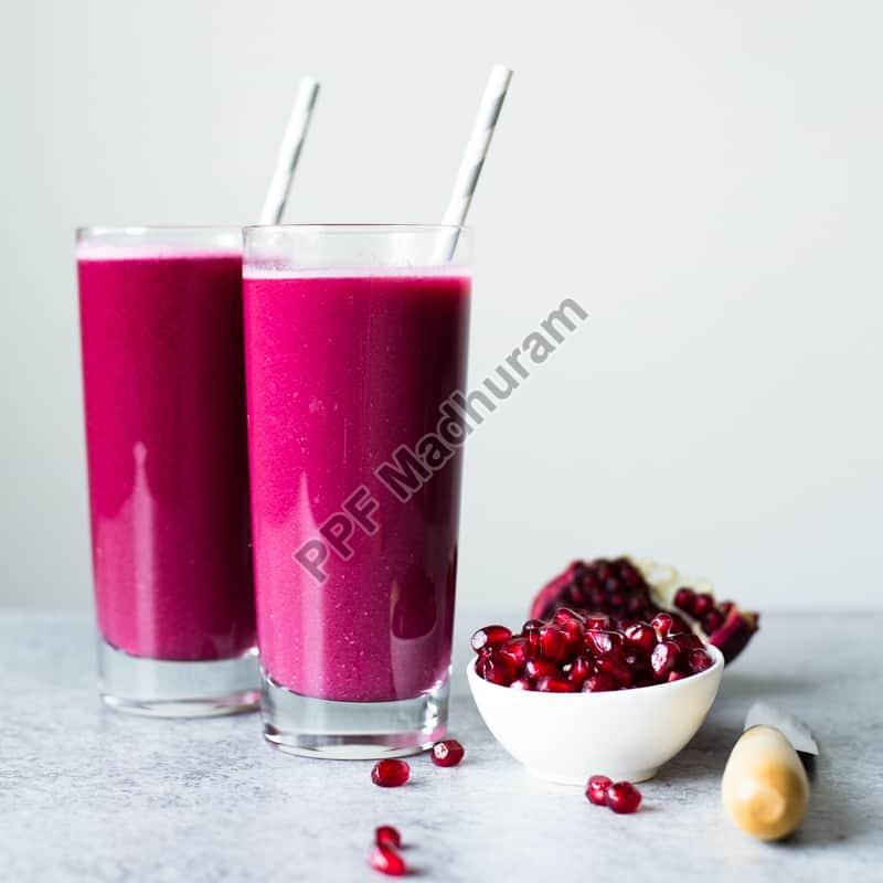 Pomegranate smoothie mix, Certification : FSSAI