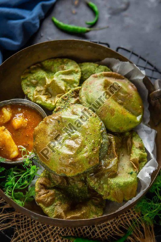 Ready To Eat Palak Puri, Taste : Spicy