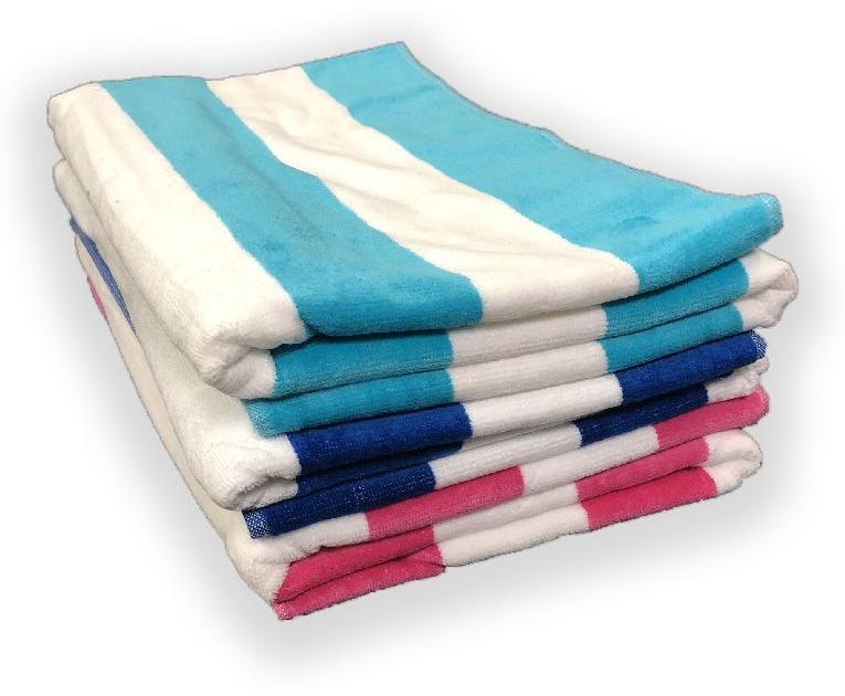 Stripped Terry Beach Towel, Gender : Unisex