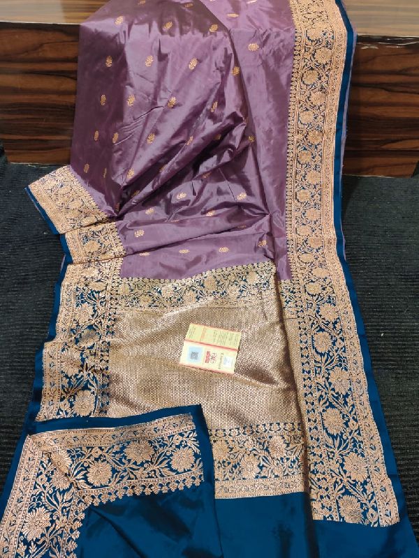 Handloom Banarasi pure silk saree, for Easy Wash, Width : 7 Meter