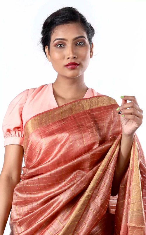 Puff Sleeve Blouse Mul Silk Saree - Manufacturer Exporter Supplier from  Jaipur India